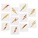 Lightning Bolt Temporary Tattoos - Bulk set of 72- Superhero, Potter and Birthday Party Favors and Handouts