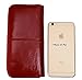 HESHE Wallet Purse for Women Leather Wristlet Wallet Zipper Credit Card Holder Rfid Wallet with Phone Pocket (Wine)