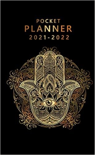 Pocket Planner 2021 2022 Spiritual Third Eye Monthly Organizer With Vision Boards To Do Lists Notes Holidays Two Year Calendar Agenda Diary Golden Sacred Hand Of Hamsa Planners Joyful 9798698979678 Amazon Com Books Spiritual 2022 Calendar Planner