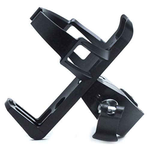 AUTUT 2 Pcs Black Bike Water Bottle Holder/Bike Cup Holder, 360 Degree Rotating Bike Water Bottle Cage for Bicycle Drink Holder MTB Bicycle Stroller Motorcycle Boats