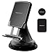 Macally Magnetic Car Phone Holder for Dashboard or Windshield-Strong Magnet and Secure Suction Cup-Universal Fit for All Smartphones, MP3s and GPS Devices, Black (MGRIPMAG)