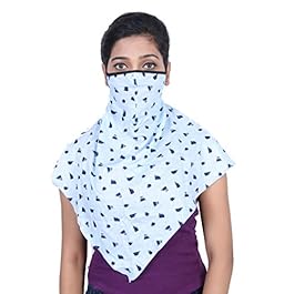 ADD GEAR Women’s Scarfy-1 Anti Pollution Half-face Scarf UV Sun Rays Mask