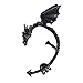 Ularmo 2015 New Popular Gothic Punk Temptation Ear Cuff Wrap Clip Earring (dragon black)