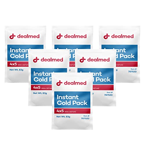 Dealmed Instant Cold Pack – Pack of 6, 4