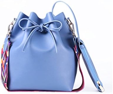 Firstider Women PU Leather Shoulder Bags Crossbody Messenger Bags Sky Blue