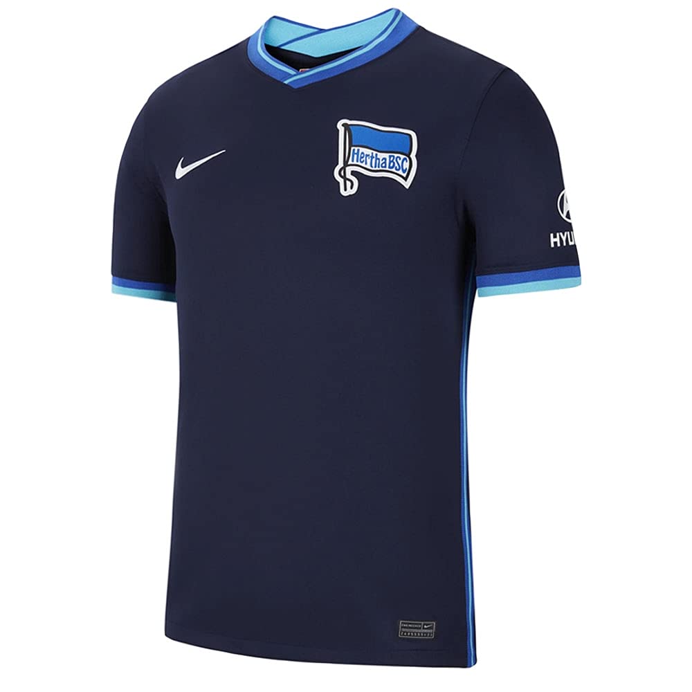 Nike - Hertha BSC Berlin 2021/22 Season Jersey Away Game Equipment, M, Man