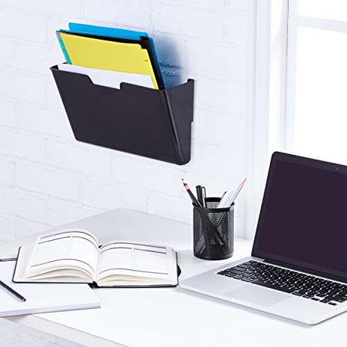 Amazon Basics Hanging 3 Tier Wall File Organizer Pack of 3, 13 x 15