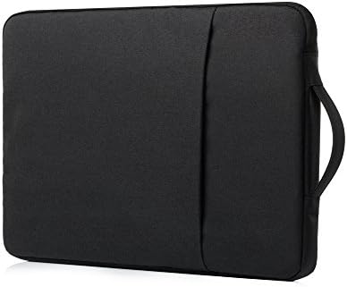 14-15 Inch Laptop Sleeve, Dovesail Polyester Waterproof Carrying case Bag with Handle for 15" MacBook Pro Retina Display / 15 Inch HP Dell Acer Asus ThinkPad Samsung Spill-Resistant Bag-Black