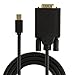 CableCreation Mini DP to VGA Cable 3FT, Mini DisplayPort (Thunderbolt 2) to VGA Adapter Compatible with Mackbook Pro/Air, iMac, UHD Monitor, Surface Pro, 0.9M Black …