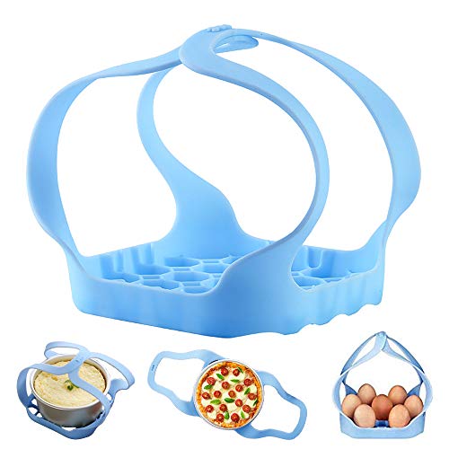 DK177 Pressure Cooker Sling Silicone Bakeware Sling for Instant Pot Compatible with 6 Qt/8 Qt Instant Pot and Other Brand Multi Function Cookers - Thumbnail 7