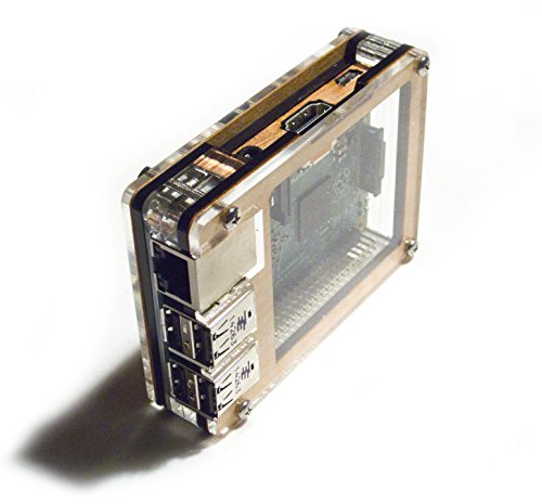 Zebra Case - Raspberry Pi3, 2, B+ and 2B (Maple) with Heatsinks ~ C4Labs