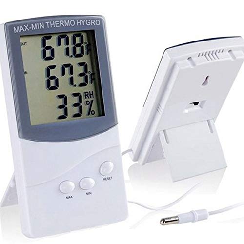 1 Outdoor+Thermometer+Hygrometer+Humidity+Temperature