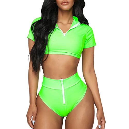 2019 Fashion Inexpensive Bikinis for Women 2018 Sexy Swimsuit Cover Ups Beachwear Kimono Sport Zipper Bikini Push-Up Pad Swimwear Bathing Set Sale