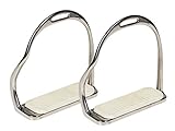 Derby Originals Stainless Steel Foot Free Safety English Stirrup Irons, Adult