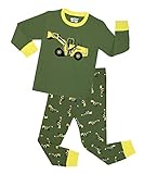 Boys Cotton Truck Pajamas Kids 2 Pcs Sleepwear Clothes Set Christmas PJS Suit