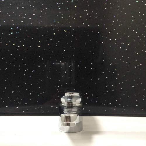 Black Sparkle 5mm Ceiling Cladding Kitchen PVC Plastic Bathroom Panels Wet Wall Shower Wall (12 Pack), 250mm x 2600mm x 5mm - Image 4