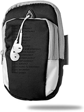 Mixiu Beard Length Ruler Outdoor Arm Bag Black