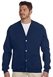 Jerzees 8 oz. NuBlend(r) 50/50 Cardigan>L/XL J NAVY 773M