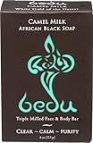 Bedu, Soap Camel Milk African Black, 4 Ounce