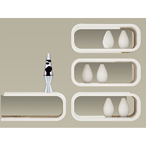 14.5Inch Classic SilverBased Lava Lamp, Black Wax/Clear Liquid