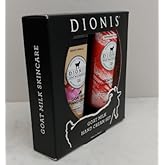 Dionis, FRENCH VANILLA & PEPPERMINT TWIST, Goat Milk Hand Cream Set, 1 oz X 2 tubes, Dermatologist Tested, Made in USA (Set of One)