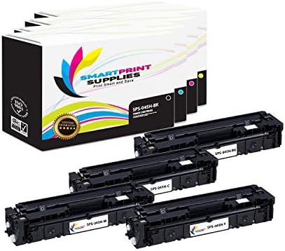 Smart Print Supplies Compatible 045H High Yield Toner Cartridge Replacement for Canon Color ImageClass MF634Cdw MF632Cdw, LBP612cdw Printers (Black, Cyan, Magenta, Yellow) - 4 Pack