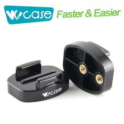 2x Quick Release QR Tripod Mount (2/pack) for GoPro HERO3+ 3 2 1 Cameras WoCase