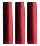 1 X Metallic Ruby Red PVC Shrink Capsules-30 Per Bag
