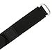 Watch Band Nylon One Piece Wrap Sport Strap Black Adjustable 22 millimeter