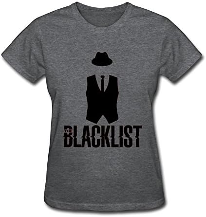 WANXIN Women's The Blacklist Logo T-shirt Size XL DeepHeather