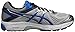 ASICS Men's GT 1000 4 Running Shoe, Silver/Electric Blue/Black, 9.5 4E US