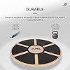 JLL® Wooden Balance Board, ANTI SLIP SURFACE, Exercise Fitness Workout Rehabilitation Training Exercise Wobble Board