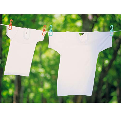 FASOTY Pack of 30 Multipurpose Clothesline Clips Utility Clips Steel Wire Clips Bag Clips Mix Colors - Thumbnail 4
