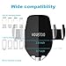 YOUSTOO Wireless Car Charger Mount, Automatic Sensing Clamping Car Mount Holder, 7.5w/10w Qi Fast Charging Car Phone Holder Compatible with iPhone Xs/Xs Max/XR/X/ 8/8 Plus, Samsung Galaxy (Black)