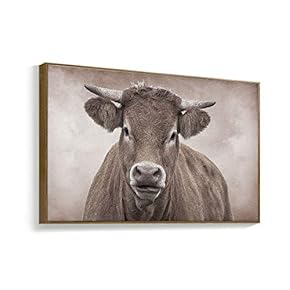 Framed Canvas Wall Art for Living Room, Bedroom Black and White Animal Canvas Prints for Home Decoration Ready to Hanging - 16x24 inches