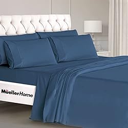 Mueller Ultratemp Bed Sheets Set, Super Soft 1800