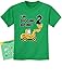 2nd Birthday - Bulldozer Construction Party Two Years Old Boy Toddler Kids T-Shirt 2T Green