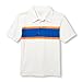 The Children's Place Big Boys' Polo Shirt with Stripe, Simplywht, S (5/6)