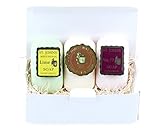 Bay Rum, West Indian Lime, No. 77 St Johns Mini 3 Piece Gift Soap Gift Set for Men. 3 Popular Best Sellers. Luxurious 3X Triple Milled Soap.Creamy lather. Premium Mens Soap Sampler Gift Set for Bath.
