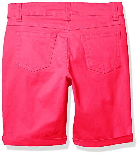 Limited Too Girls' Big Stretch Twill Bermuda Short, Blush 10