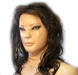 JENNY LANDIS Ashley Female Latex Mask (Halloween Realistic Woman Mask)