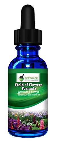 Field of Flowers Formula 10mL, A Combination of All 37 Advanced Flower Remedies, Natural Relief for Emotional Symptoms Like Anxiety, Fear & Despair, No Side Effects, Safe for Adults & Children