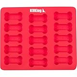 K9King Dog Treat Cake Pans, Silicone Bone Mold 12 by 10 inch