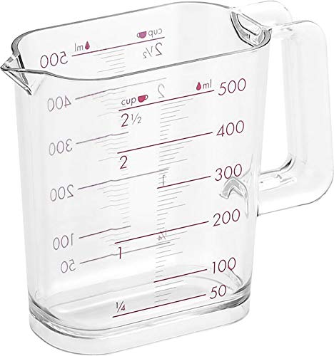 和平フレイズ 調理器具 計量カップ ジー・クック 500ml シルバーローズ 食洗器対応 日本製 GC-261