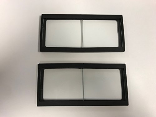 2 EACH Welding helmet magnifier/cheater lens, 2 x 4.25, 1.75 diopter, GLASS