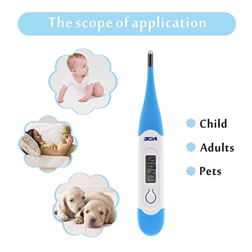 image for VCE 2-PACK Digital Medical Thermometer Fast 15 Seconds Reading for Ora