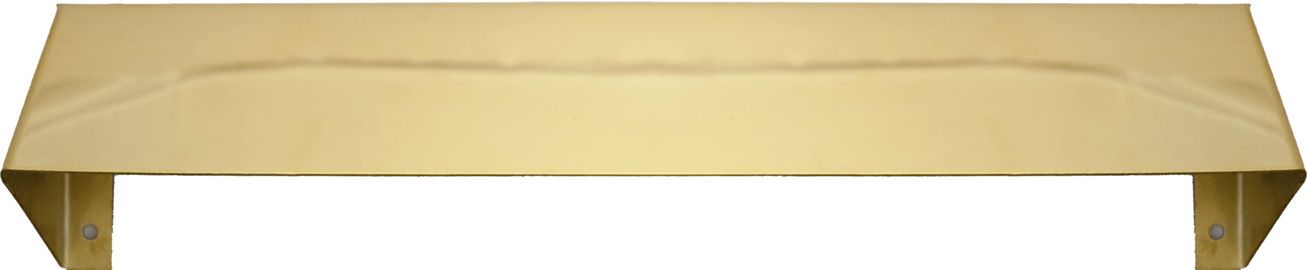 UAP Stainless Steel Hidden Fix Letterplate Restrictor Shrouds - Letterbox Cowl Visor Guard for Extra Security (PVD Gold)