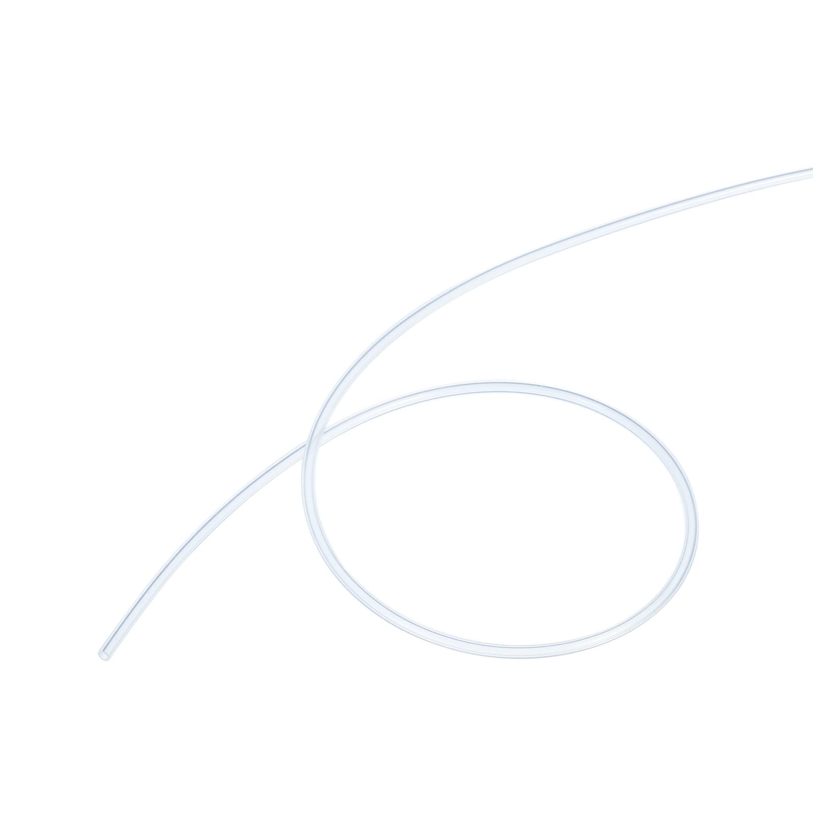 YOKIVE Silicone Tubing, Water Transfer Great for Pump(Clear, 1x2mm IDxOD, 3.0m)