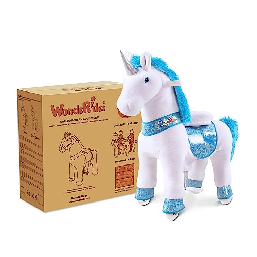 Unicorn Riding Horse Toy At Walmart WondeRides Ride On Unicorn Toy