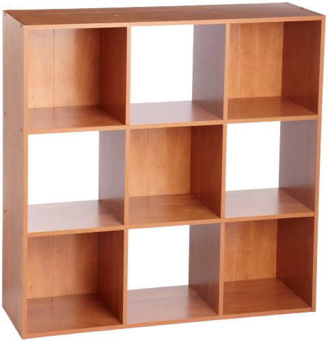 ClosetMaid 8980 Cubeicals 9-Cube Organizer, Alder